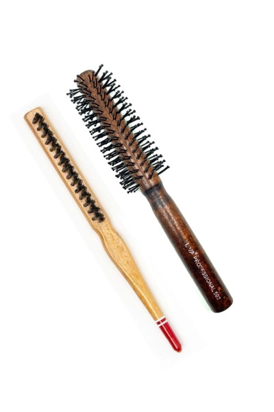 Lisinya Liva 503 & 690 Professional Fireproof Set Bun Hair Brush - 2 Pack