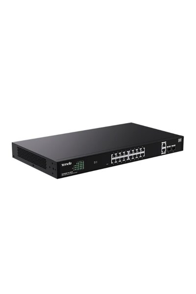 Tenda Διακόπτης TEG2220P-16-250W, Μαύρο