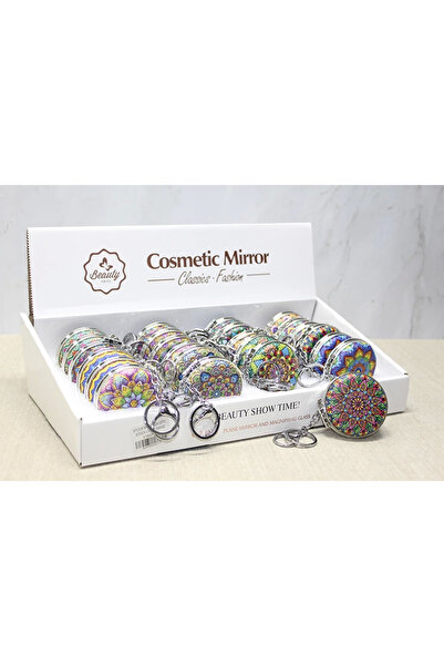 Lisinya Breloc cu oglindă de mână cu piatră Alk3771 - TYGOO