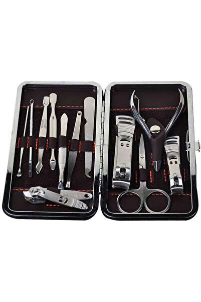 Lisinya Professional Manicure Pedicure Set in Special Case (12 Pieces) () Tygoo