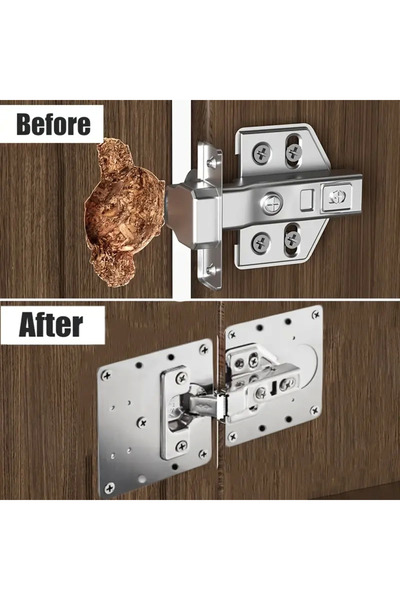 Lisinya Stainless Steel Hinge Repair Plate - Tygoo