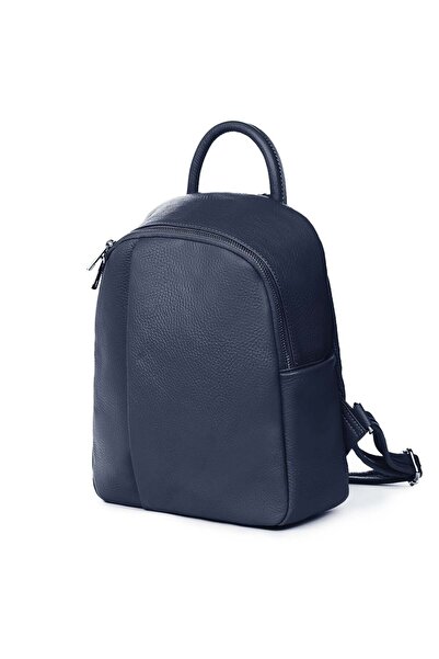 myOwn Angelo navy blue genuine leather backpack