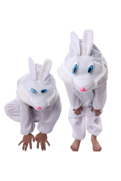 Lisinya Children's Rabbit Costume White Color 2-3 Years 80 cm - Tygoo