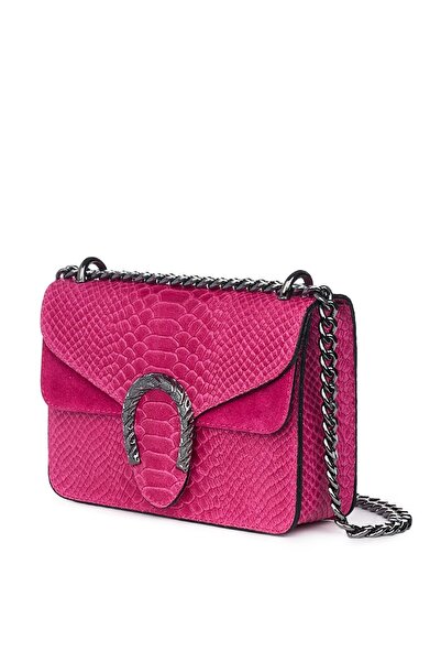 myOwn Women's handbag made of genuine leather Diane fuchsia