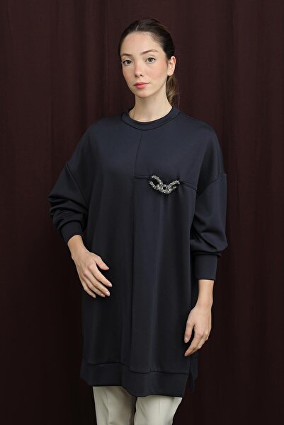 Puane Women's Tunic with Accessories - 10717Tun - Navy