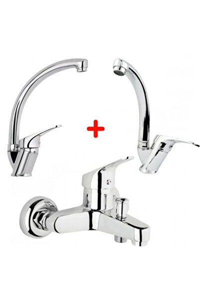 Lisinya Mix Bathroom Faucet Sink - Sink 3-Piece Advantageous Set () Tygoo