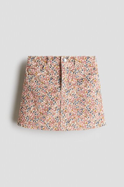 H&M Fitilli Kadife Etek