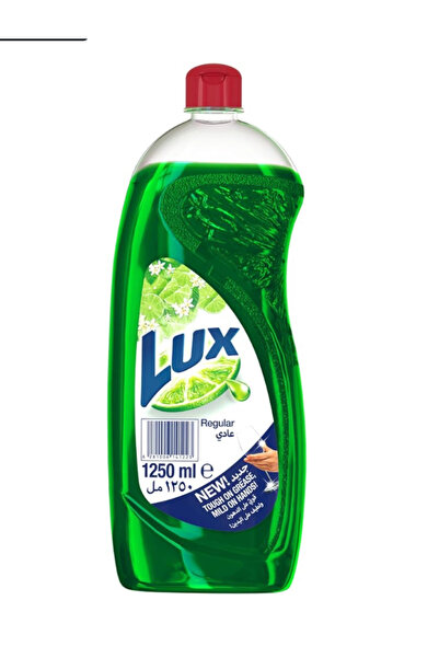 LUX سائل غسيل الأطباق، لأطباق نظيفة لامعة، عادي، قوي على الدهون ولطيف على الي...