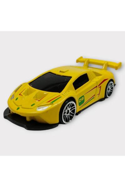 Lisinya سيارات معدنية صغيرة 8 سم - أصفر - 1 (ليسينيا) TYGOO