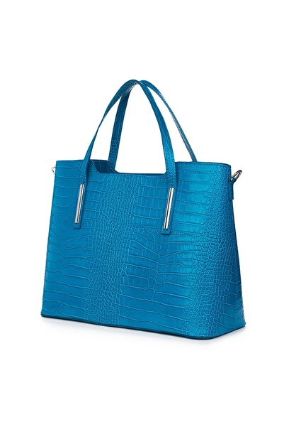 myOwn Carolina turquoise embossed leather bag