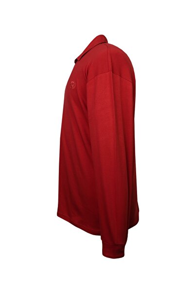 tambattal Plus Size Polo Neck Interlock Sweatshirt (Extra Wide Fit)