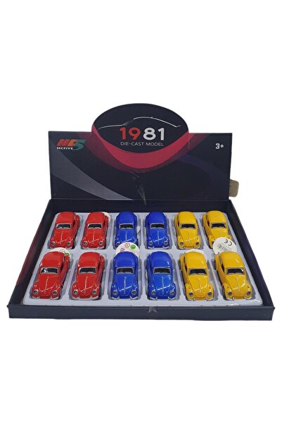 Lisinya Pull and Drop Metal Retro Vosvos Car - 6636-18t (Lisinya) Tygoo