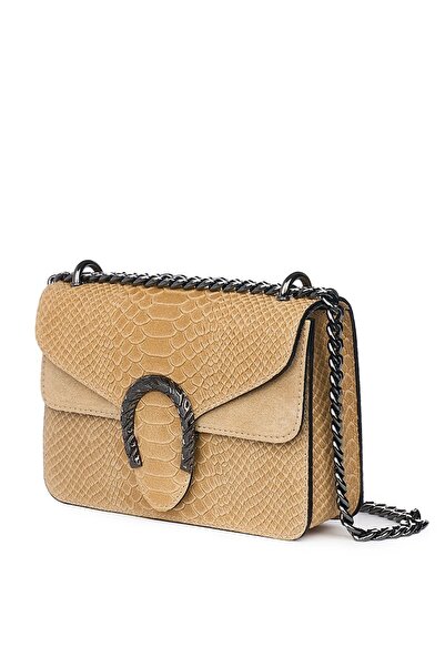 myOwn Women's handbag made of genuine leather Diane light beige