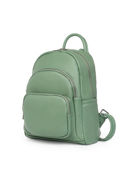 myOwn Rucsac Alghero din piele naturală, verde fistic