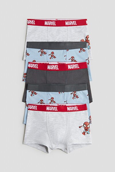 H&M 5'li Boxer Şort