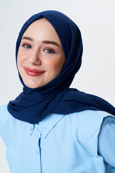 axy Soft Textured Seasonal Solid Color Women's Shawl - Comfortable Cotton Fabric