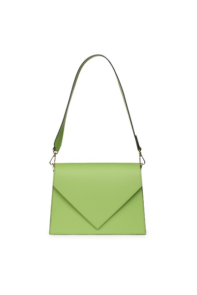 myOwn Light green Virginia genuine leather purse