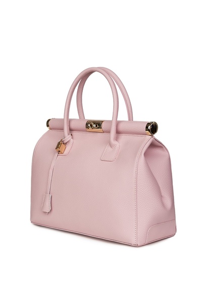 myOwn Geantă Bianca roz din piele naturală