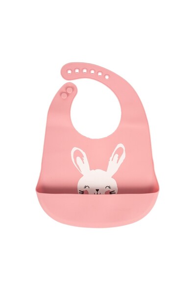 Sevi Bebe Baveta din silicon roz SeviBebe