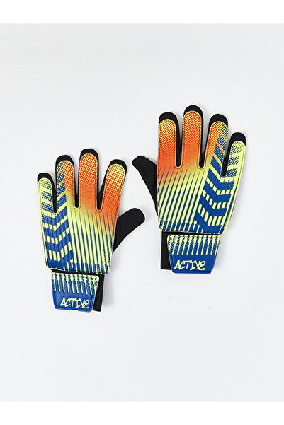 LC Waikiki Sparkling Choices from Shining Store |   Velcro Fastening Boys' Goalkeeper Gloves