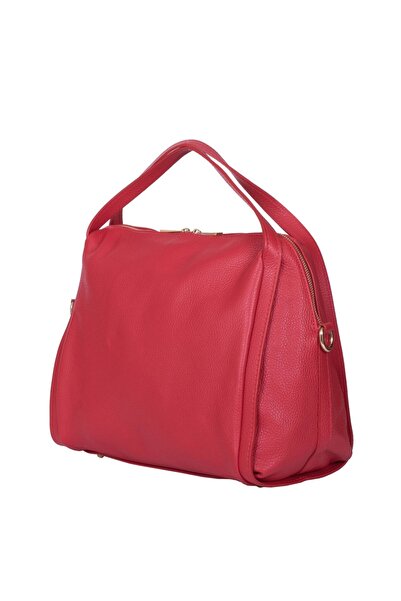 myOwn Дамска чанта от естествена кожа Evelyn червена