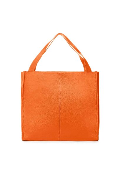 myOwn Women's handbag made of leather Naomi orange