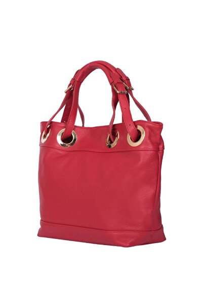 myOwn Дамска чанта Stella червена от естествена кожа