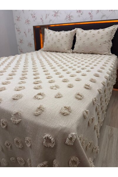 Doğa Double Pompom Bedspread