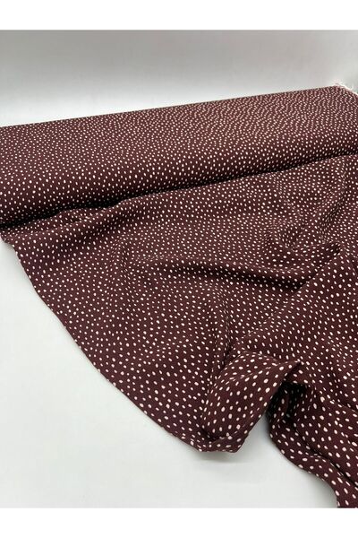 Kumaş Sevdası Moroccan Viscose Fabric (Width 145 cm) Is Flowy and Does Not Show Through. It Is Found in the Crepe Texture of Viscose Fabric.