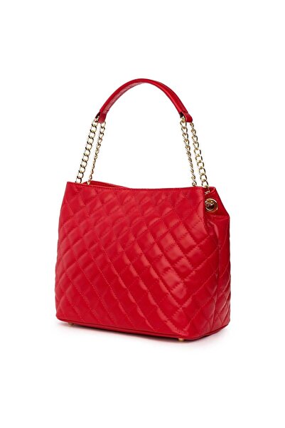 myOwn Red Paloma quilted leather bag