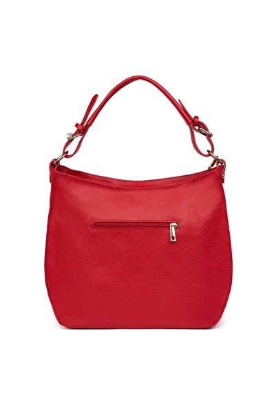 myOwn Women's bag made of genuine leather Edina red