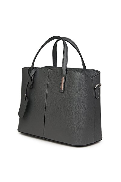 myOwn Γυναικεία τσάντα χειρός Gianna από γνήσιο δέρμα, γκρι