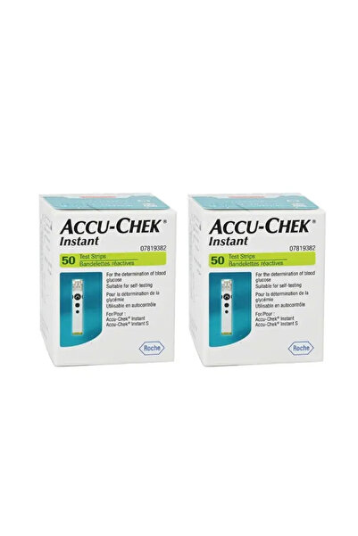 Accu Chek Instant Blood Glucose 50 Test Strips 2 Box Offer Pack