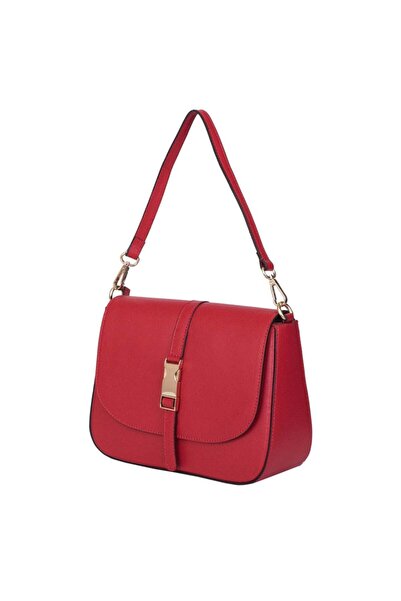 myOwn Poșetă Aretha roșie din piele naturală