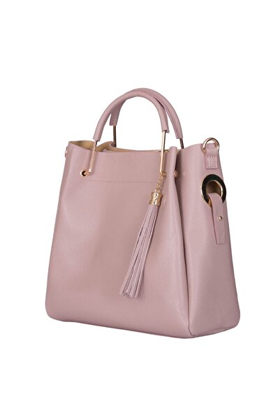 myOwn Γυναικεία τσάντα χειρός από γνήσιο δέρμα Fabiana ροζ