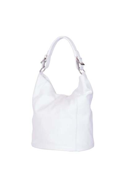 myOwn Women's bag made of leather Silvia white
