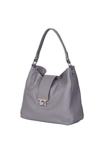 myOwn Loredana grey genuine leather bag
