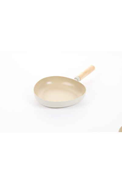 NEOFLAM Fika Apex Ceramic Pan, Beige. Capacity 24CM. / 121217