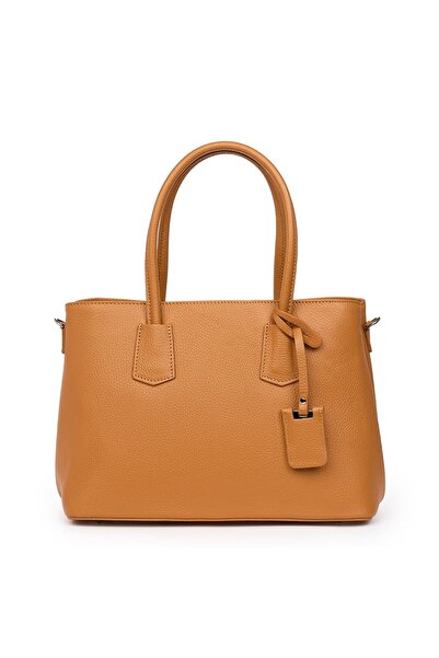 myOwn Women's handbag made of leather Valentina light brown