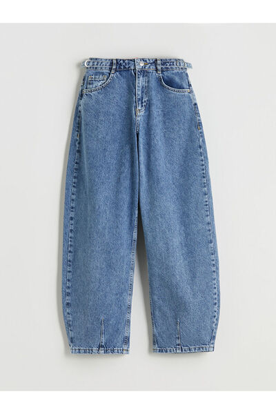 LC Waikiki Sparkling Selections from Shining Store |   Adjustable Waist Girls' Jean Pants
