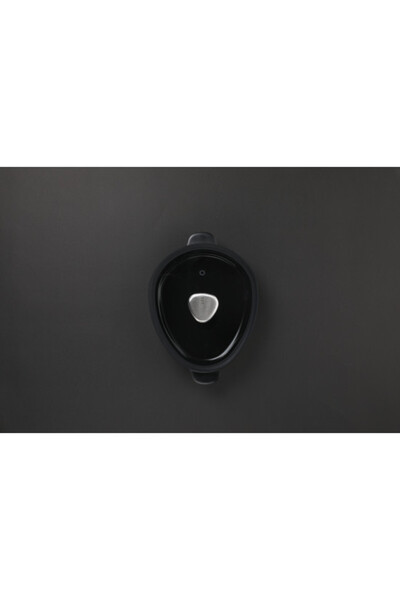 NEOFLAM Low Ceramic Casserole Fika Apex with Glass Lid, Black. Capacity 26CM . / 121220