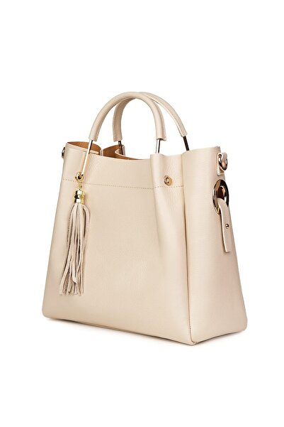 myOwn Geantă de damă din piele naturală Fabiana crem