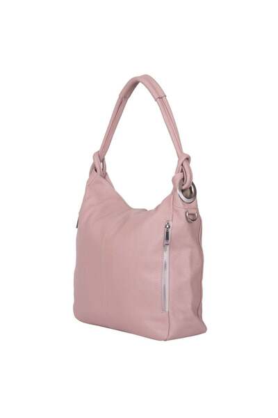 myOwn Geantă de damă din piele naturală Mia roz