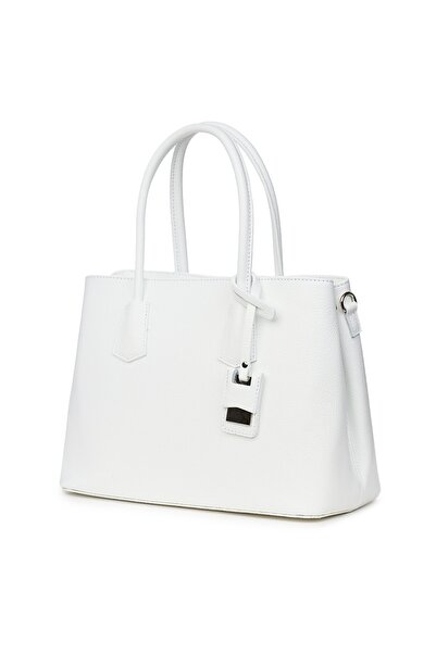 myOwn Women's bag made of leather Valentina white
