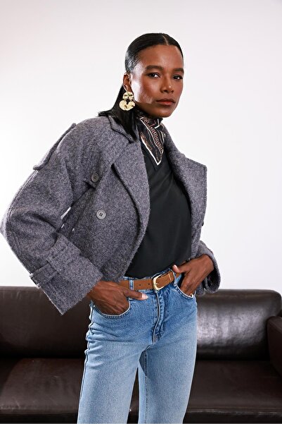 5in1Canpolat Μπουφάν με επένδυση από ανθρακί 286