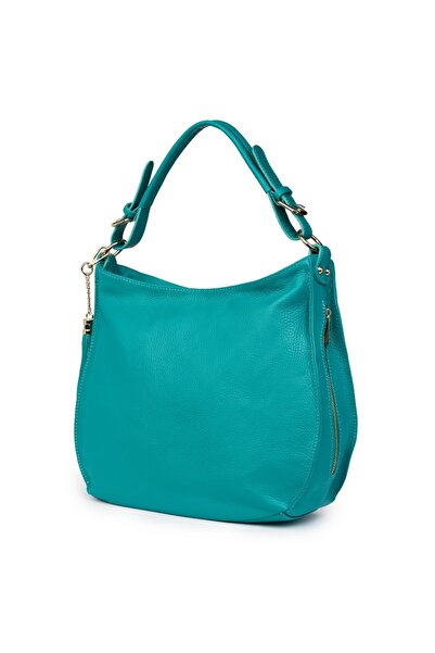 myOwn Geantă de damă din piele Edina turcoaz