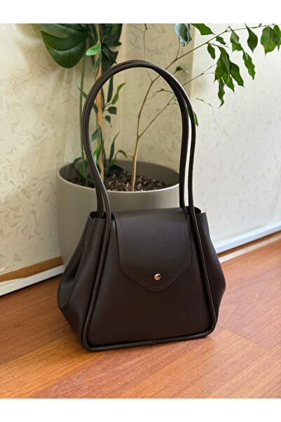 Bagnest Γυναικεία τσάντα ώμου με κουμπώματα στα πλαϊνά