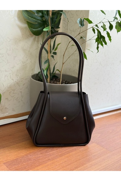 Bagnest Γυναικεία τσάντα ώμου με κουμπώματα στα πλαϊνά