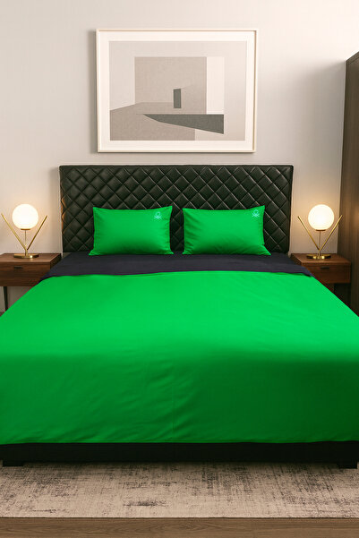 Benetton Home Green Single Ranforce Duvet Cover Set