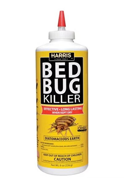 Harris مسحوق بق الفراش نصف بركة 226 جرام (تراب دياتومي)